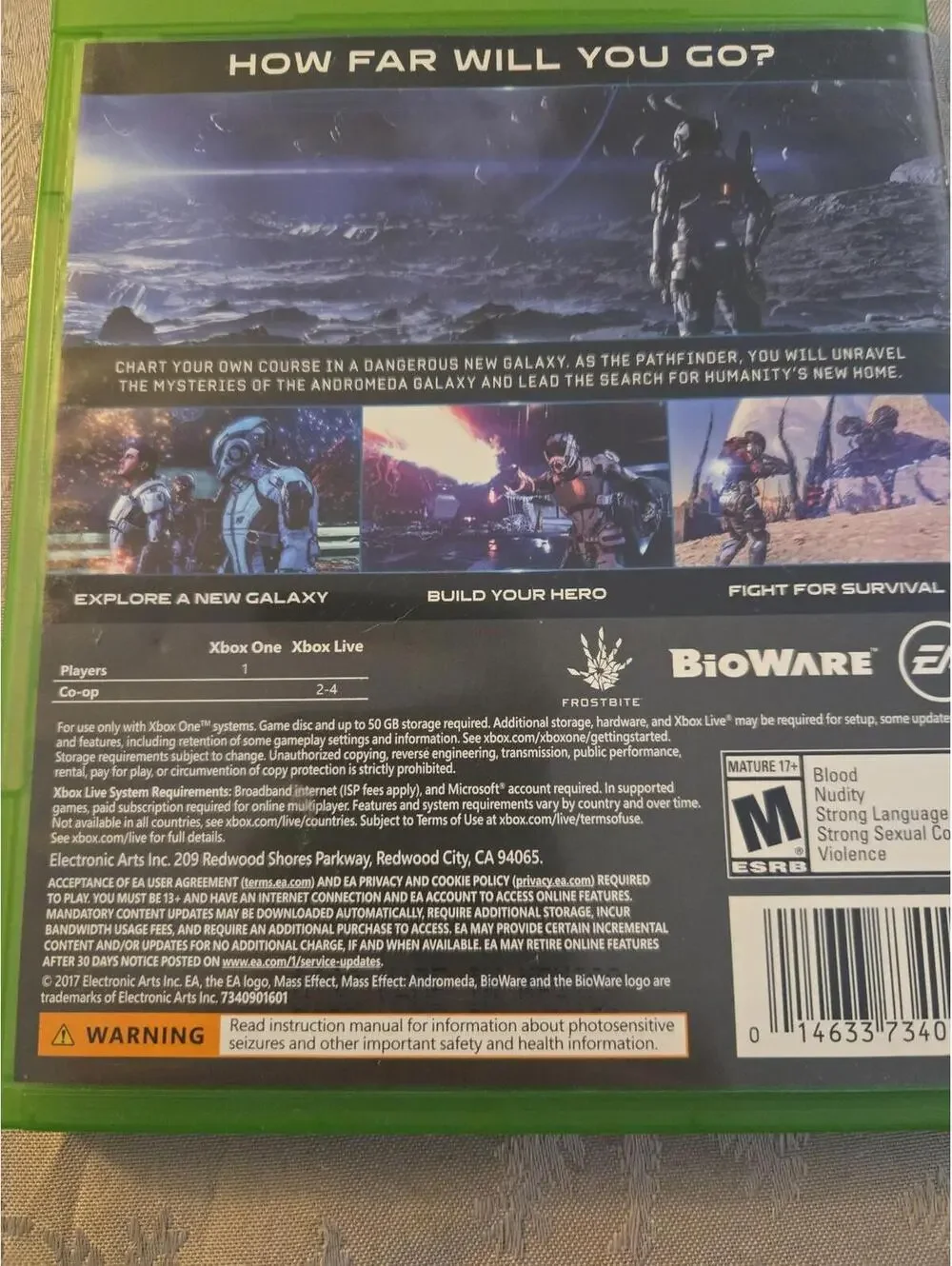 Mass Effect: Andromeda - Xbox One (Complete in Box)